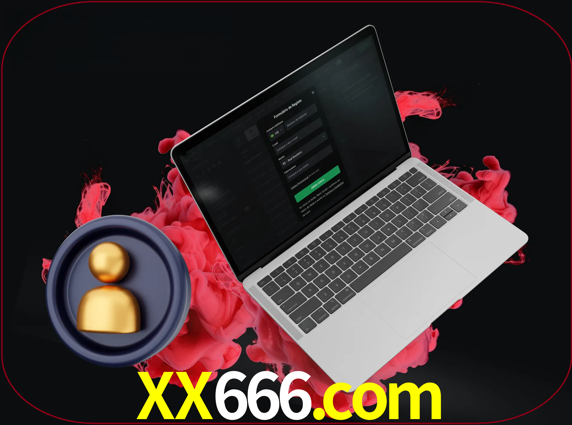 No cabeçalho do site xx666, clique no botão que o levará a um formulário especial onde terá de introduzir as suas informações actuais.
